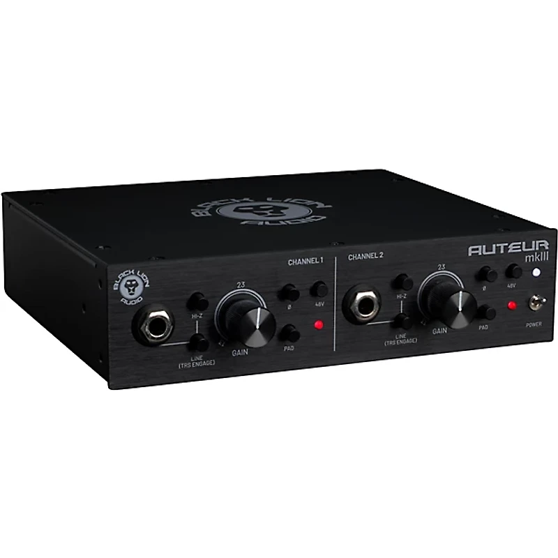 Black Lion Audio Auteur MKIII 2-Channel Transformer-Coupled Microphone Preamp