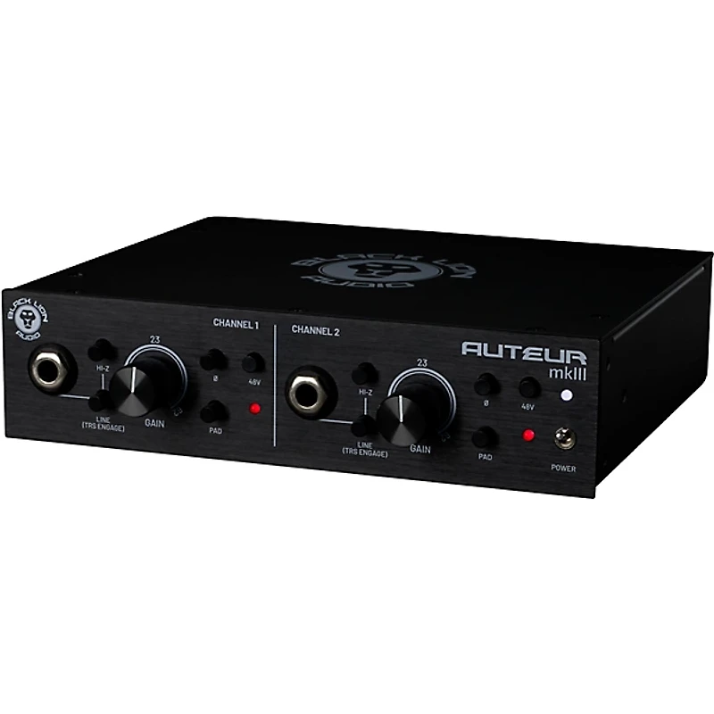 Black Lion Audio Auteur MKIII 2-Channel Transformer-Coupled Microphone Preamp