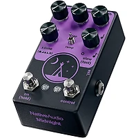 NativeAudio Midnight Tap/Ramp Phaser Effects Pedal Black and Purple