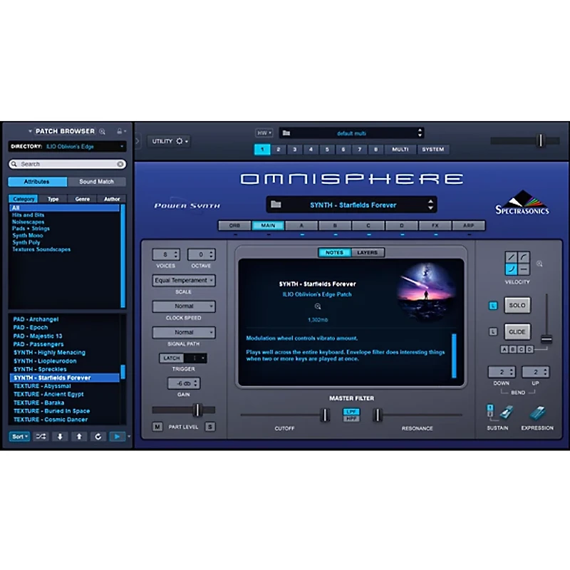Ilio Oblivion's Edge - Patch Library for Omnisphere 2