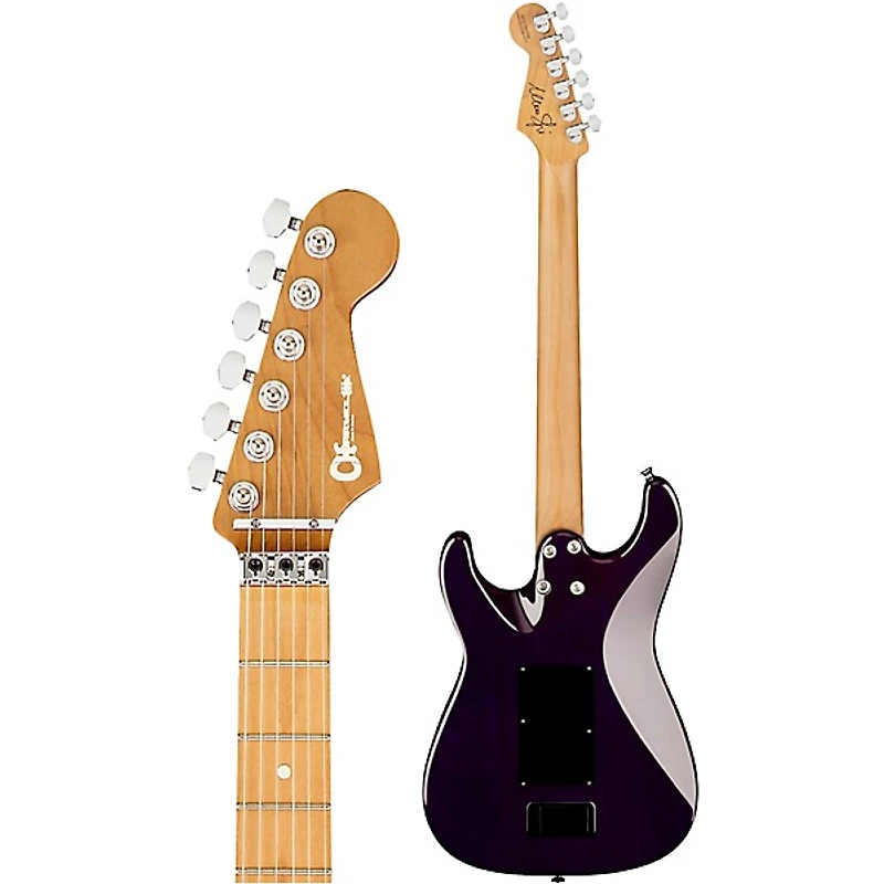 Charvel Marco Sfogli Signature Pro-Mod So-Cal Style 1 HSS Electric Guitar Transparent Purple Burst