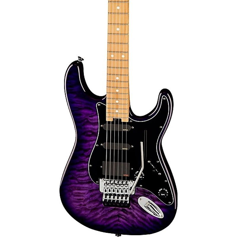 Charvel Marco Sfogli Signature Pro-Mod So-Cal Style 1 HSS Electric Guitar Transparent Purple Burst