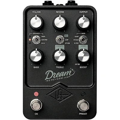 Universal Audio UAFX Dream '65 Reverb Amp Effects Pedal - Black