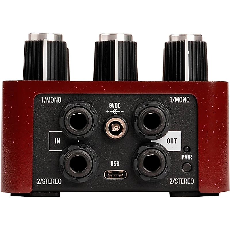 Universal Audio UAFX Ruby '63 Top Boost Amplifier Effects Pedal - Dark Maroon