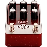 Universal Audio UAFX Ruby '63 Top Boost Amplifier Effects Pedal - Dark Maroon