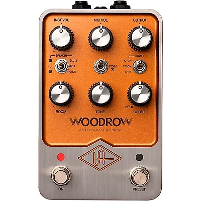 Universal Audio UAFX Woodrow '55 Instrument Amplifier Effects Pedal - Copper