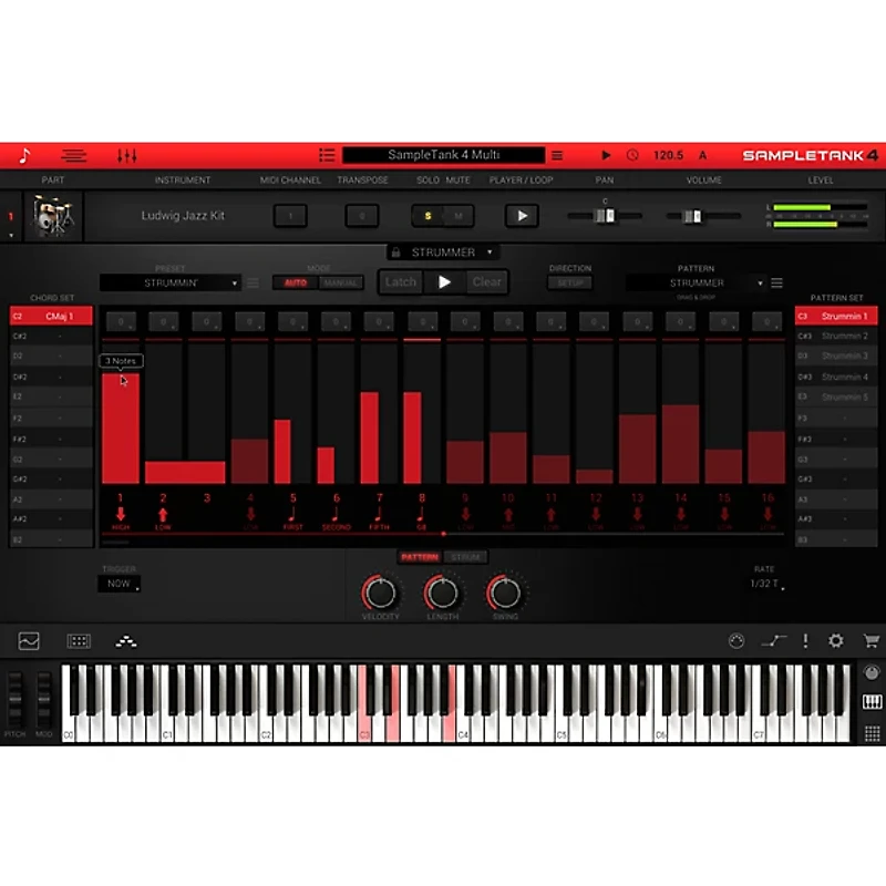IK Multimedia SampleTank 4 SE Virtual Drums Software Plug-in