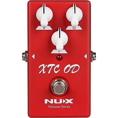 NUX Reissue Series XTC Overdrive Effects Pedal Red