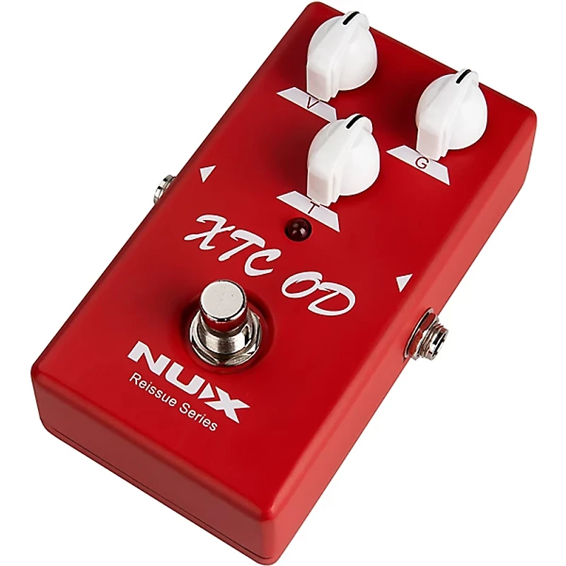 NUX Reissue Series XTC Overdrive Effects Pedal Red