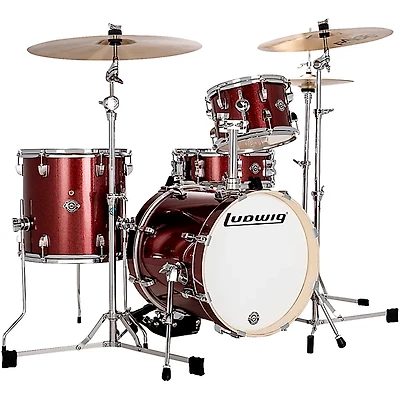 Ludwig Breakbeats by Questlove 4-Piece Shell Pack - Red Sparkle