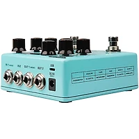 NUX Duotime Dual Delay Engine Effects Pedal Blue