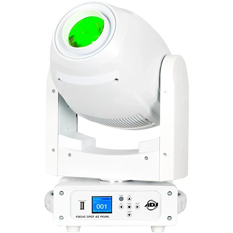 American DJ Focus Spot 4Z Pearl White 200W LED Powered Moving Head Spot Fixture