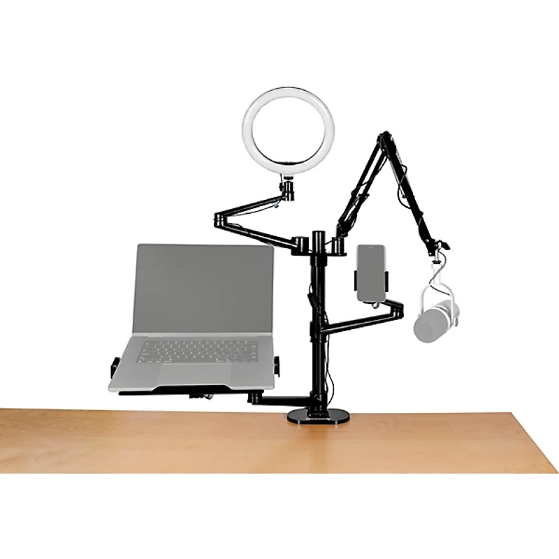 Gator Frameworks Content Creation Desk Mount Stand