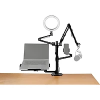 Gator Frameworks Content Creation Desk Mount Stand