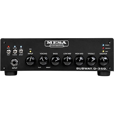 MESA/Boogie Subway D-350 Ultra-Compact Solid State Bass Head Black
