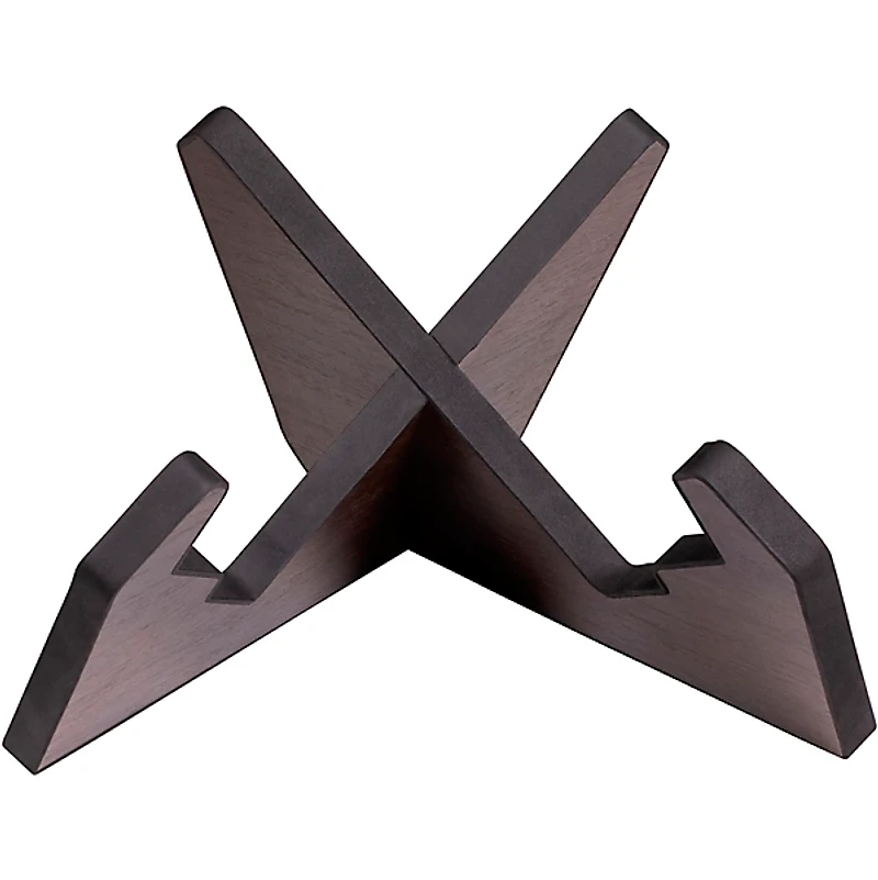 Gator Frameworks GFW-ELITEGTRXSTD-BRN Elite Series Guitar X Style Stand in Dark Walnut Brown Finish Walnut