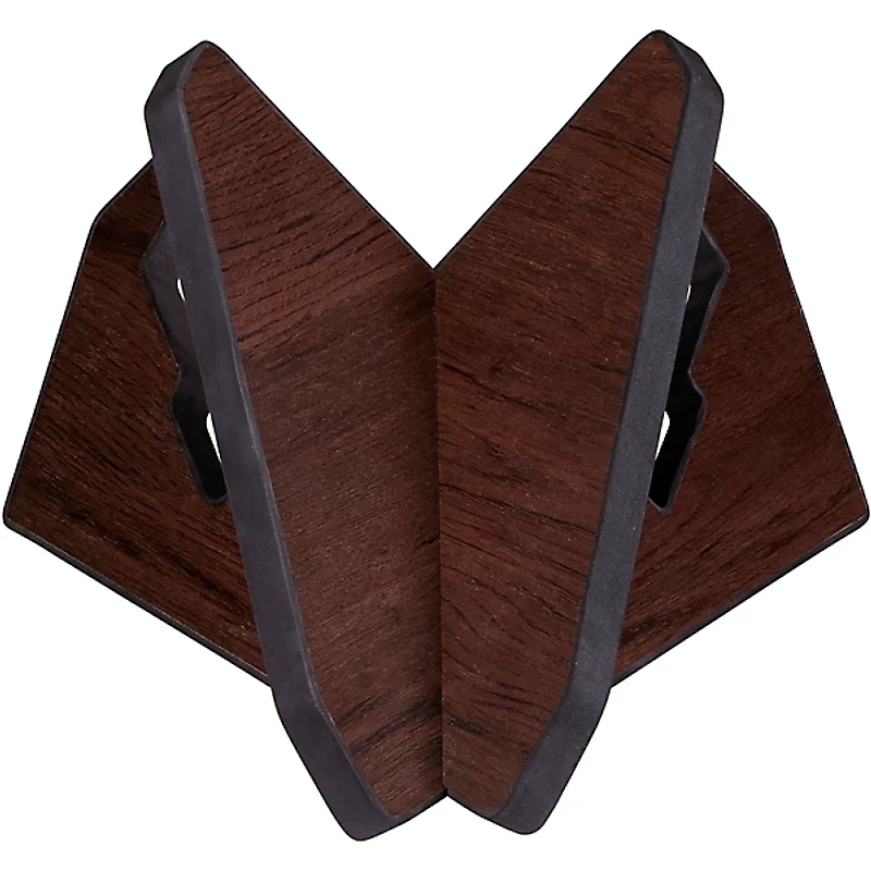 Gator Frameworks GFW-ELITEGTRXSTD-BRN Elite Series Guitar X Style Stand in Dark Walnut Brown Finish Walnut