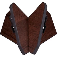 Gator Frameworks GFW-ELITEGTRXSTD-BRN Elite Series Guitar X Style Stand in Dark Walnut Brown Finish Walnut