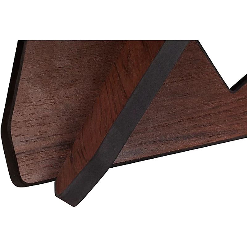 Gator Frameworks GFW-ELITEGTRXSTD-BRN Elite Series Guitar X Style Stand in Dark Walnut Brown Finish Walnut