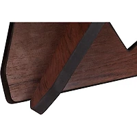 Gator Frameworks GFW-ELITEGTRXSTD-BRN Elite Series Guitar X Style Stand in Dark Walnut Brown Finish Walnut
