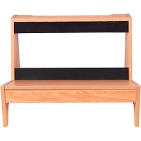 Gator Frameworks GFW-ELITEGTRAMPLG-MPL Elite Series Large Combo Guitar Amp Stand in Natural Maple Matte Finish Maple