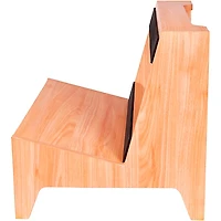 Gator Frameworks GFW-ELITEGTRAMPLG-MPL Elite Series Large Combo Guitar Amp Stand in Natural Maple Matte Finish Maple