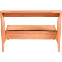 Gator Frameworks GFW-ELITEGTRAMPLG-MPL Elite Series Large Combo Guitar Amp Stand in Natural Maple Matte Finish Maple