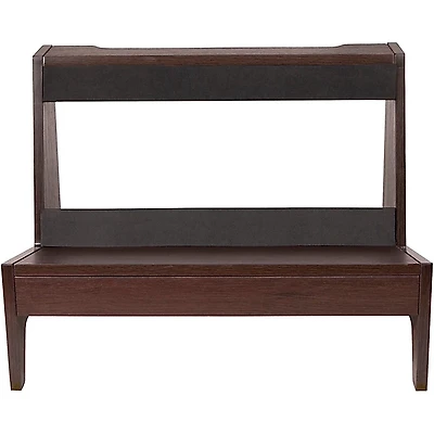 Gator Frameworks GFW-ELITEGTRAMPLG-BRN Elite Series Large Combo Guitar Amp Stand in Dark Walnut Brown Finish Walnut