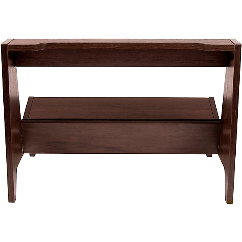 Gator Frameworks GFW-ELITEGTRAMPLG-BRN Elite Series Large Combo Guitar Amp Stand in Dark Walnut Brown Finish Walnut