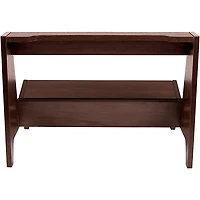 Gator Frameworks GFW-ELITEGTRAMPLG-BRN Elite Series Large Combo Guitar Amp Stand in Dark Walnut Brown Finish Walnut