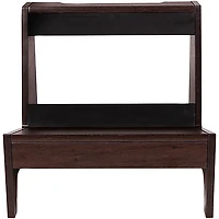 Gator Frameworks GFW-ELITEGTRAMPSM-BRN Elite Series Small Combo Guitar Amp Stand in Dark Walnut Brown Finish Walnut