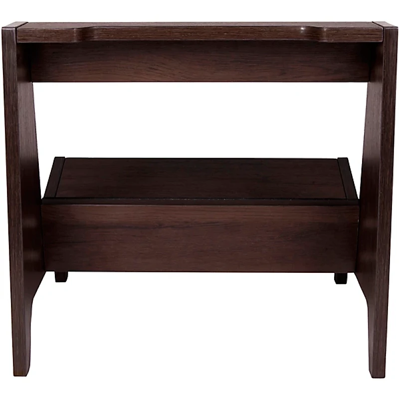 Gator Frameworks GFW-ELITEGTRAMPSM-BRN Elite Series Small Combo Guitar Amp Stand in Dark Walnut Brown Finish Walnut