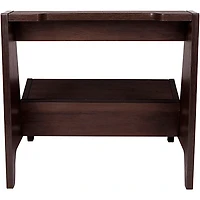 Gator Frameworks GFW-ELITEGTRAMPSM-BRN Elite Series Small Combo Guitar Amp Stand in Dark Walnut Brown Finish Walnut