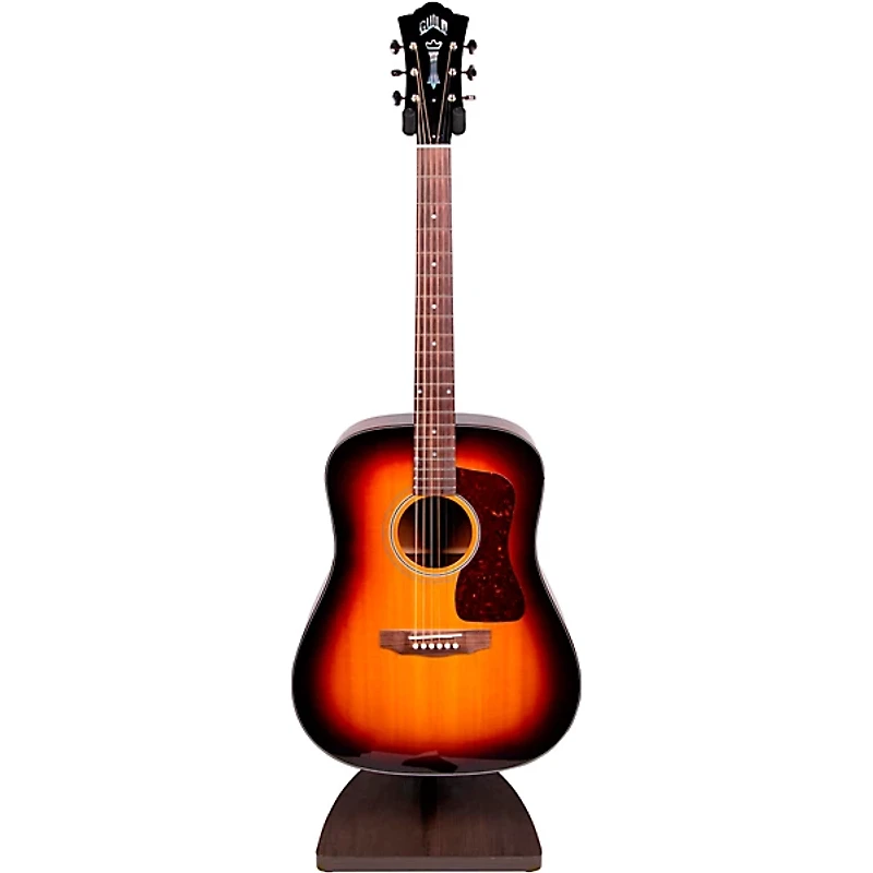 Gator Frameworks GFW-ELITEGTRHNGSTD-BRN Elite Series Guitar Hanging Stand in Dark Brown Walnut Finish Walnut