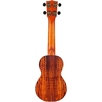 Mahalo Artist Elite Soprano Ukulele With Bag Koa Photo Flame