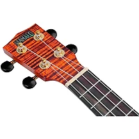 Mahalo Artist Elite Soprano Ukulele With Bag Koa Photo Flame