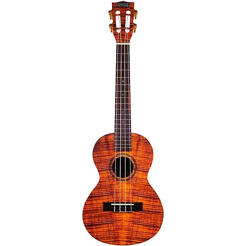 Mahalo Artist Elite Tenor Ukulele With Bag Koa Photo Flame
