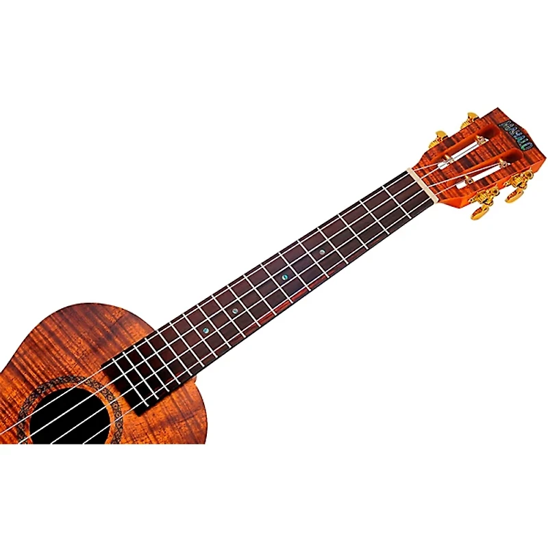 Mahalo Artist Elite Tenor Ukulele With Bag Koa Photo Flame