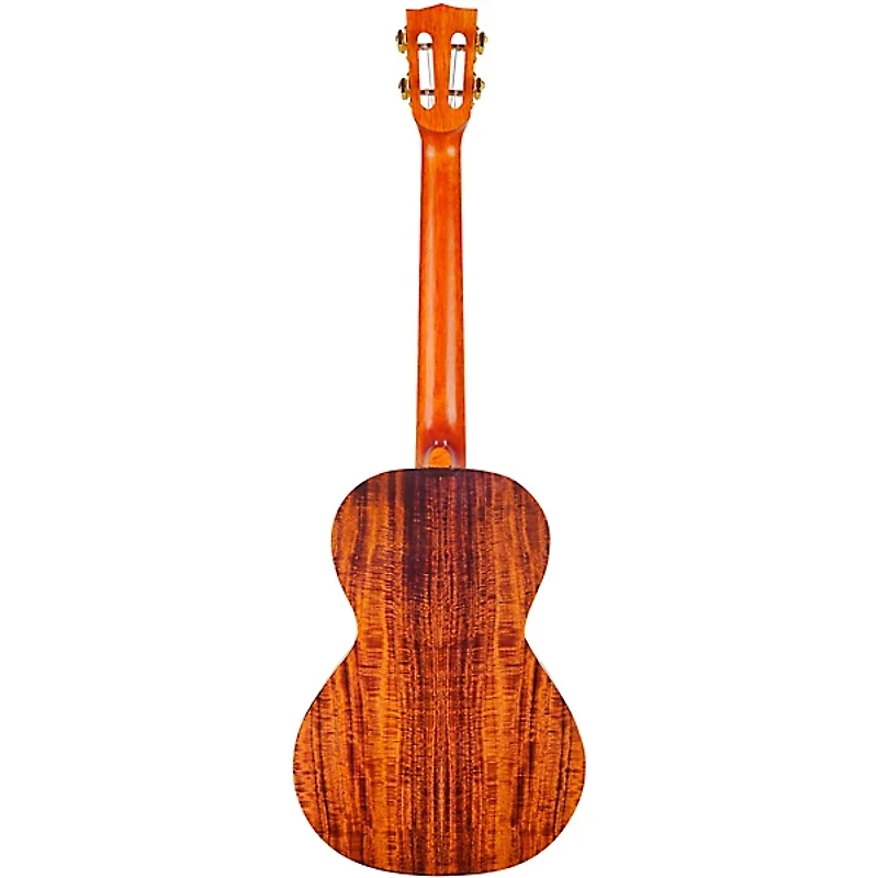 Mahalo Artist Elite Baritone Ukulele With Bag Koa Photo Flame