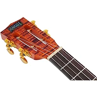 Mahalo Artist Elite Baritone Ukulele With Bag Koa Photo Flame