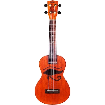 Mahalo Artist Elite Laser-Engraved Pharaoh Concert Ukulele With Bag Pharaoh Motif