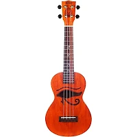 Mahalo Artist Elite Laser-Engraved Pharaoh Concert Ukulele With Bag Pharaoh Motif