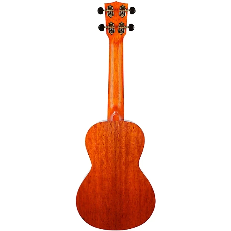 Mahalo Artist Elite Graphics Wild West Concert Ukulele With Bag Wild West Motif