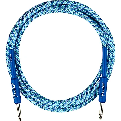 Fender Limited Edition Icicle Holiday Straight to Straight Instrument Cable 10 ft. Blue