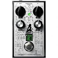 J.Rockett Audio Designs Hot Rubber Monkey (HRM) Overdrive Effects Pedal Black and Silver