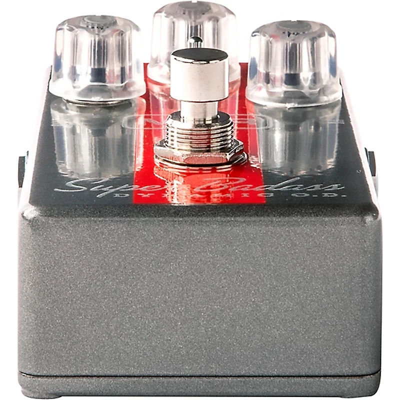 MXR M249 Super Badass Dynamic O.D. Effects Pedal Silver and Red