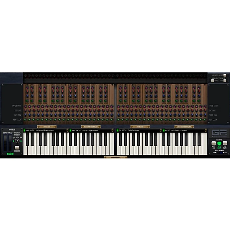 GForce M-Tron MkII Mellotron Virtual Instrument