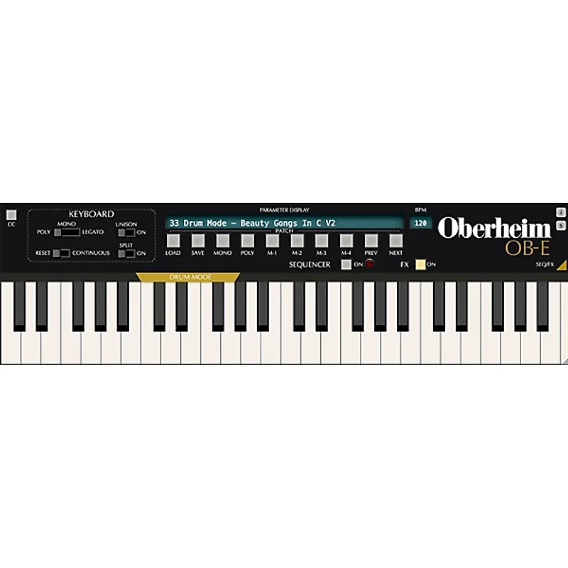 GForce Oberheim OB-E V2 Virtual Analog Synthesizer Plug-in