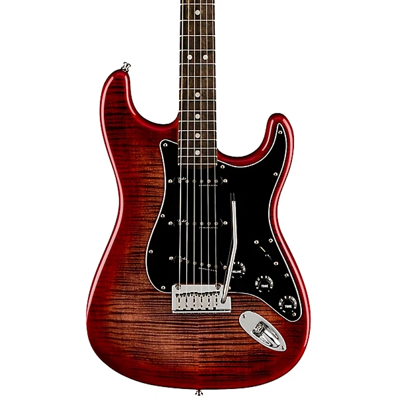 Fender American Ultra Stratocaster Ebony Fingerboard Limited-Edition Electric Guitar Umbra Burst