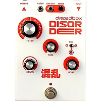 Dreadbox Disorder Aggressive Analog Fuzz Effects Pedal White